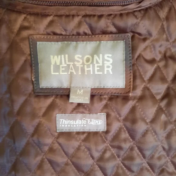Wilsons leather coat jacket sz medium - Picture 5 of 5